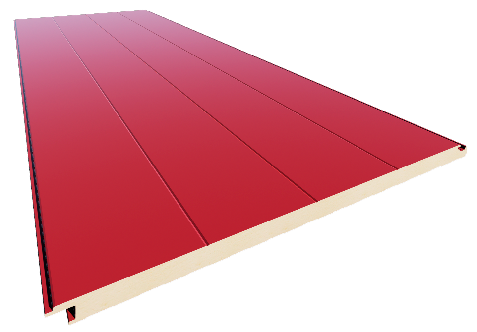 Panel 7004 Rojo Coral