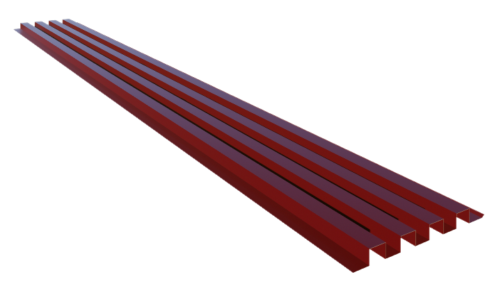 Panel 7001 Rojo teja