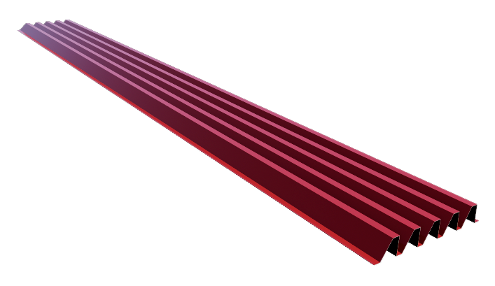 Panel 7004 Rojo Coral