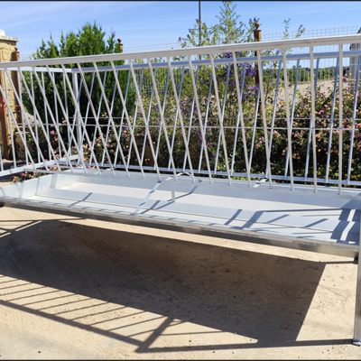 Comedero paja rejilla de 3m.