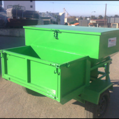 Remolque repartidor 500 kg con cajón