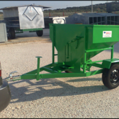 Remolque repartidor 400 kg sin cajón